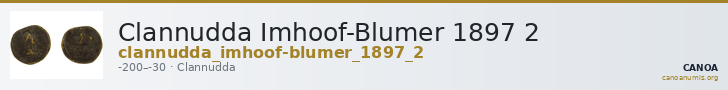 Clannudda Imhoof-Blumer 1897 2 — CANOA