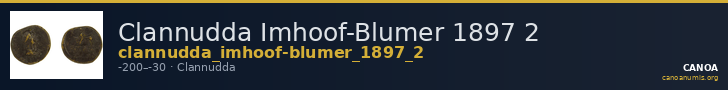 Clannudda Imhoof-Blumer 1897 2 — CANOA
