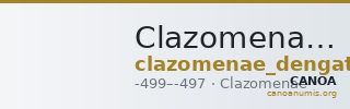 Clazomenae Dengate 1967 IA — CANOA