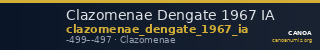Clazomenae Dengate 1967 IA — CANOA