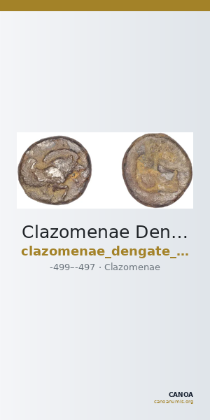 Clazomenae Dengate 1967 IB didrachms — CANOA