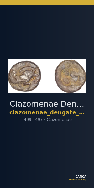 Clazomenae Dengate 1967 IB didrachms — CANOA