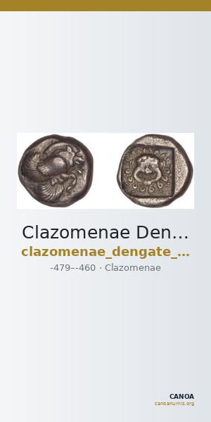 Clazomenae Dengate 1967 IE drachms — CANOA