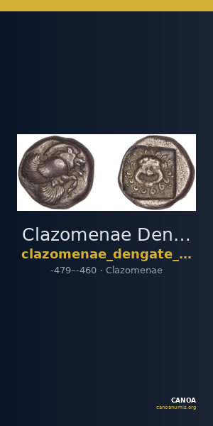 Clazomenae Dengate 1967 IE drachms — CANOA