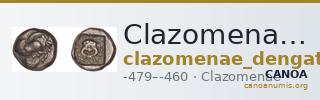 Clazomenae Dengate 1967 IE drachms — CANOA