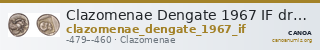Clazomenae Dengate 1967 IF drachms — CANOA