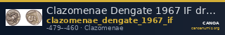 Clazomenae Dengate 1967 IF drachms — CANOA