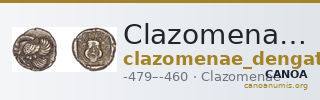 Clazomenae Dengate 1967 IG hemidrachms — CANOA