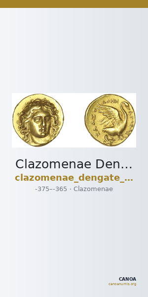 Clazomenae Dengate 1967 IIA — CANOA
