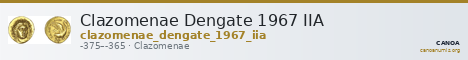 Clazomenae Dengate 1967 IIA — CANOA