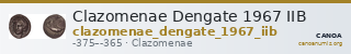 Clazomenae Dengate 1967 IIB — CANOA