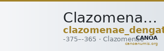 Clazomenae Dengate 1967 IIC — CANOA