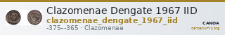 Clazomenae Dengate 1967 IID — CANOA