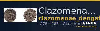 Clazomenae Dengate 1967 IIE — CANOA