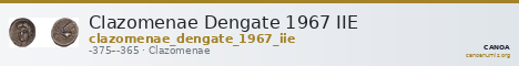 Clazomenae Dengate 1967 IIE — CANOA