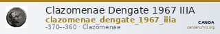 Clazomenae Dengate 1967 IIIA — CANOA