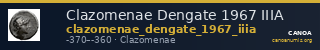 Clazomenae Dengate 1967 IIIA — CANOA
