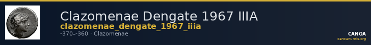 Clazomenae Dengate 1967 IIIA — CANOA