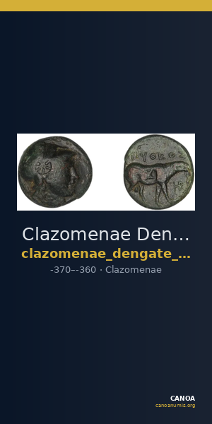 Clazomenae Dengate 1967 IIIB — CANOA