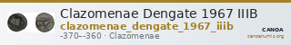 Clazomenae Dengate 1967 IIIB — CANOA