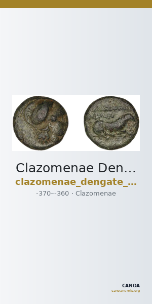 Clazomenae Dengate 1967 IIIC — CANOA