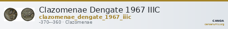 Clazomenae Dengate 1967 IIIC — CANOA