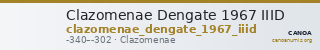 Clazomenae Dengate 1967 IIID — CANOA