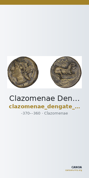 Clazomenae Dengate 1967 IIIE — CANOA