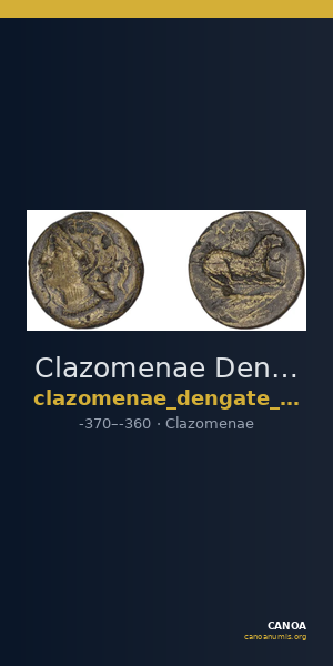 Clazomenae Dengate 1967 IIIE — CANOA