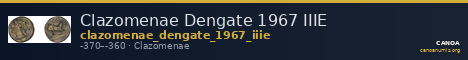 Clazomenae Dengate 1967 IIIE — CANOA