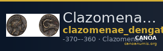 Clazomenae Dengate 1967 IIIF — CANOA