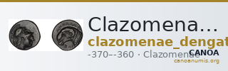 Clazomenae Dengate 1967 IIIG — CANOA