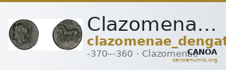 Clazomenae Dengate 1967 IIII — CANOA