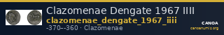 Clazomenae Dengate 1967 IIII — CANOA