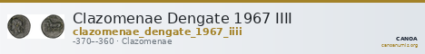 Clazomenae Dengate 1967 IIII — CANOA