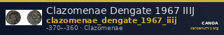 Clazomenae Dengate 1967 IIIJ — CANOA