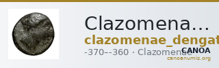 Clazomenae Dengate 1967 IIIK — CANOA