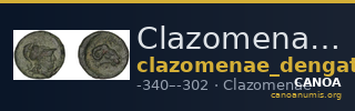 Clazomenae Dengate 1967 IIIM — CANOA