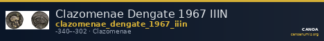 Clazomenae Dengate 1967 IIIN — CANOA