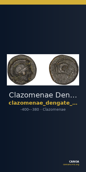 Clazomenae Dengate 1967 IIIO — CANOA