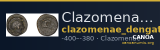 Clazomenae Dengate 1967 IIIO — CANOA