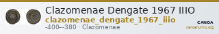 Clazomenae Dengate 1967 IIIO — CANOA