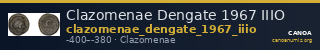 Clazomenae Dengate 1967 IIIO — CANOA