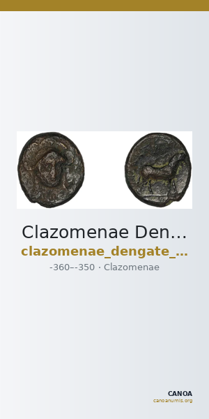 Clazomenae Dengate 1967 IIIP — CANOA
