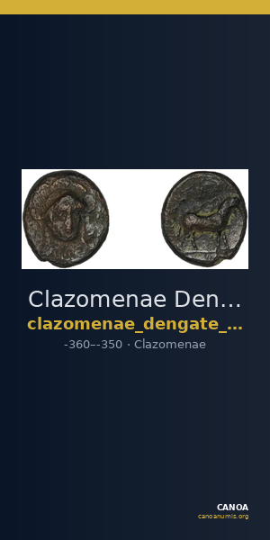 Clazomenae Dengate 1967 IIIP — CANOA