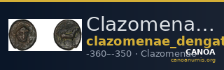 Clazomenae Dengate 1967 IIIP — CANOA