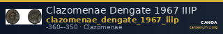 Clazomenae Dengate 1967 IIIP — CANOA