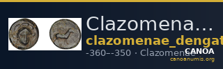 Clazomenae Dengate 1967 IIIQ — CANOA
