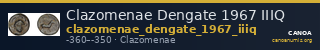 Clazomenae Dengate 1967 IIIQ — CANOA