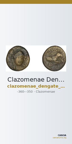 Clazomenae Dengate 1967 IIIR — CANOA